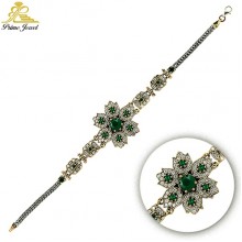 Gümüş Otantik Taşlı Biezik /Bileklik